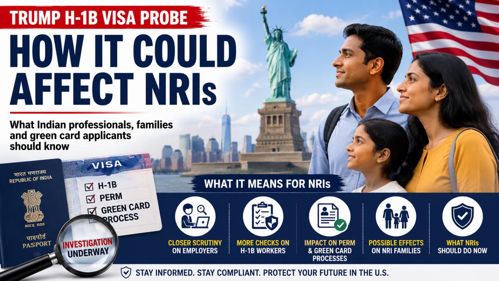 How Trump H-1B visa probe could affect NRIs