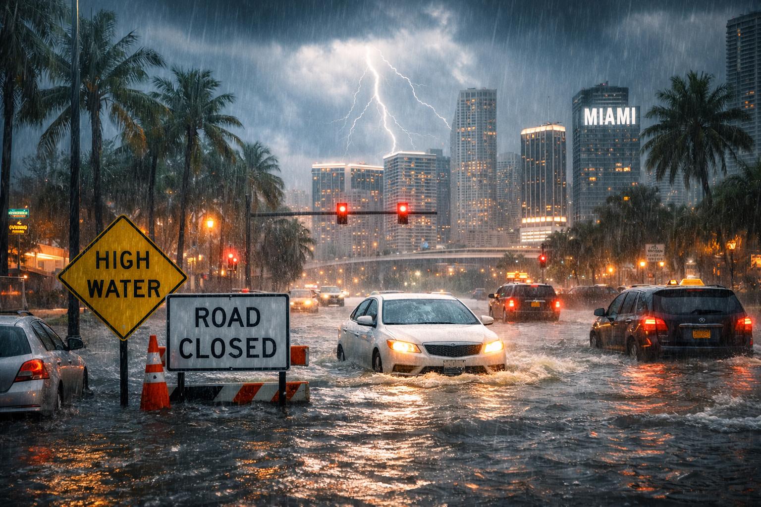 Flood watch issued for South Florida as heavy rain threatens urban flooding