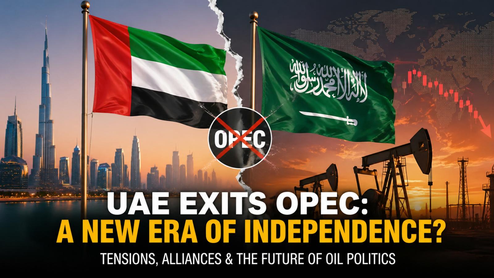 Is UAE leaving OPEC to counter Saudi influence? Yes, it signals strategic independence