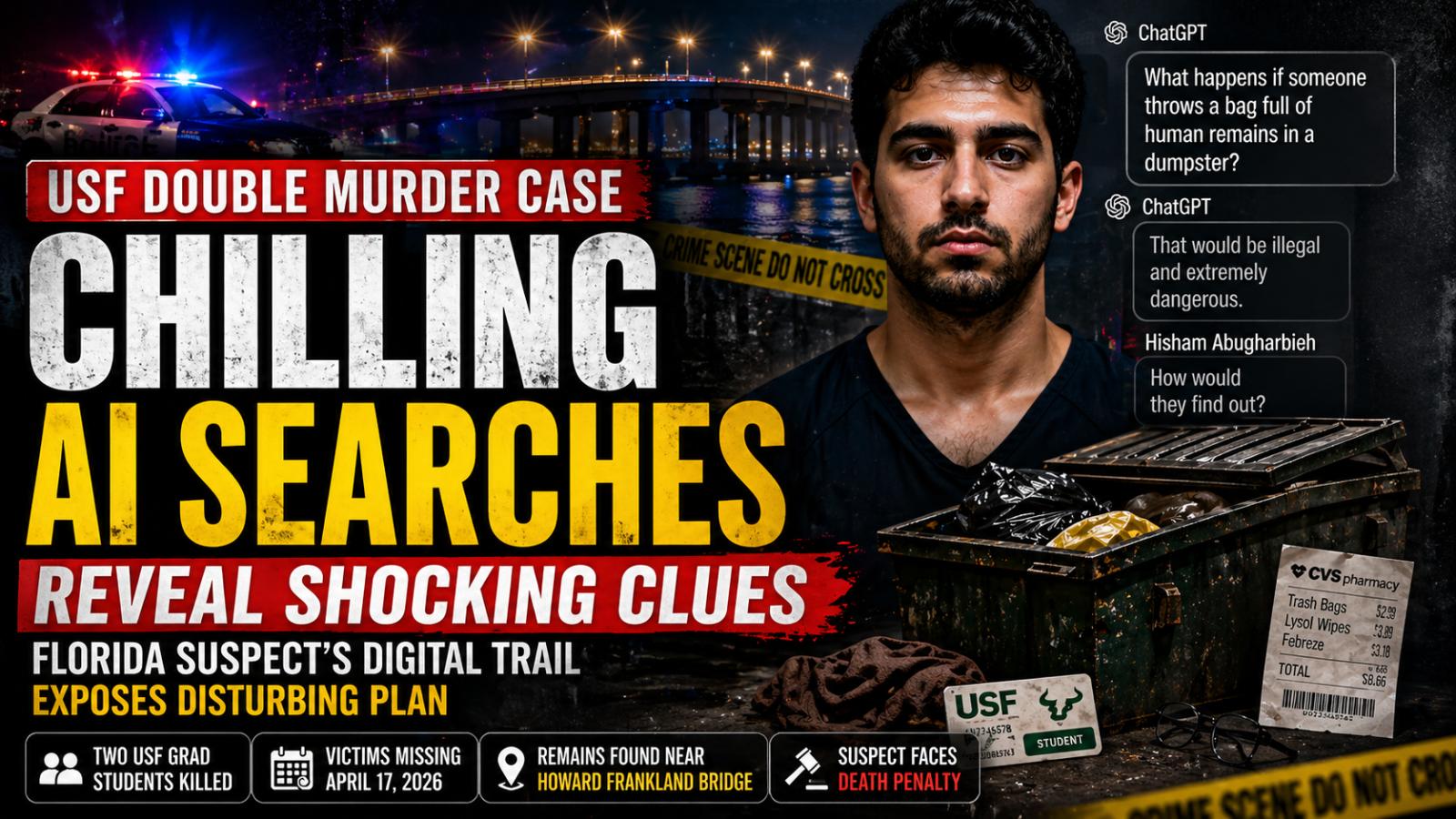 Florida suspect’s chilling AI searches reveal clues in USF double murder case