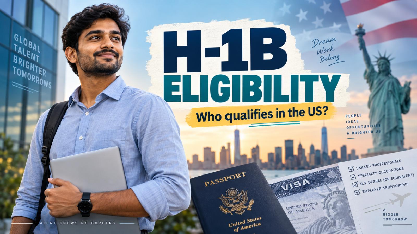 Who is eligible for an H-1B visa in the US?