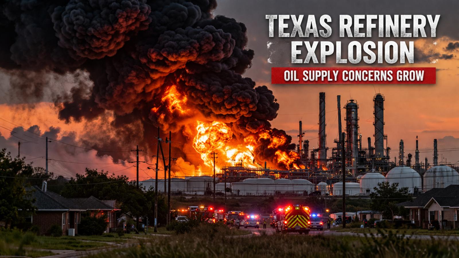 Texas refinery explosion triggers emergency lockdown and oil supply concerns