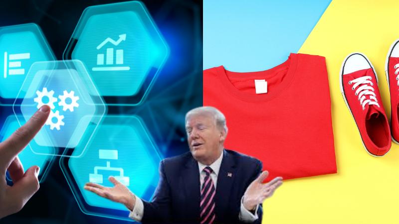 Trump defends tariffs, says focus is on tanks and tech, not sneakers or T-shirts