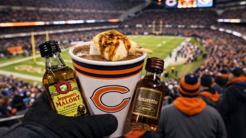 Chicago Bears debut Malort-infused hot chocolate at Soldier Field rivalry game