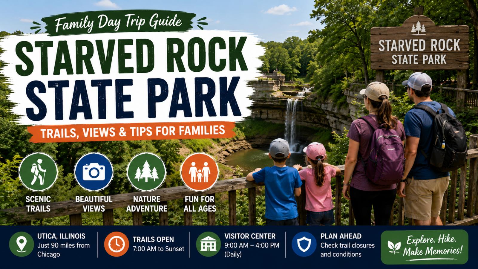 Starved Rock State Park Family Day Trip Guide Trails, Views and Tips