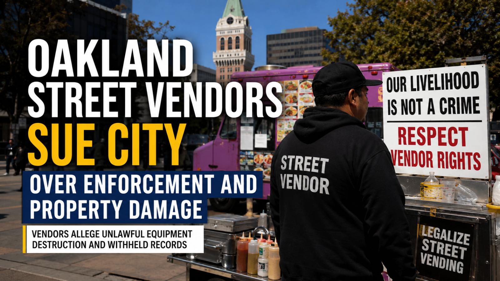 Oakland Street Vendors Sue City Over Equipment Destruction