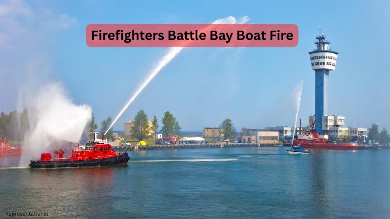 Boat fire in Raritan Bay prompts emergency response as passengers escape safely