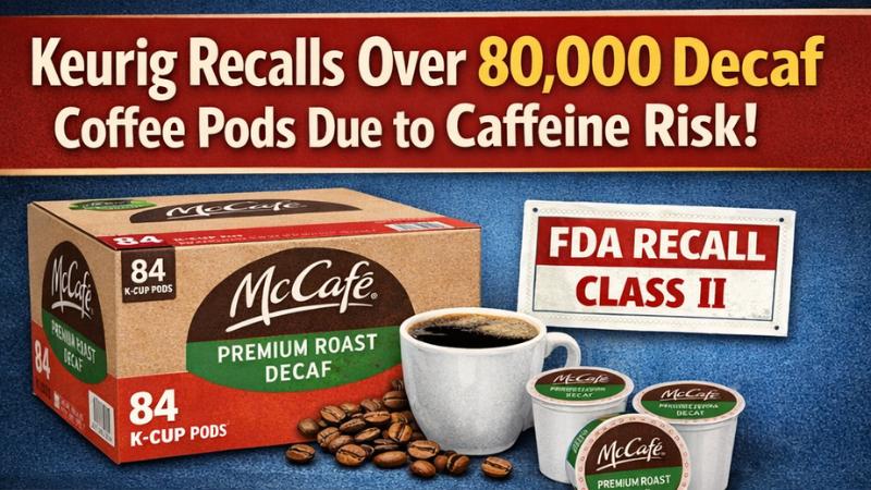 Keurig recalls over 80,000 decaf coffee pods that may contain caffeine