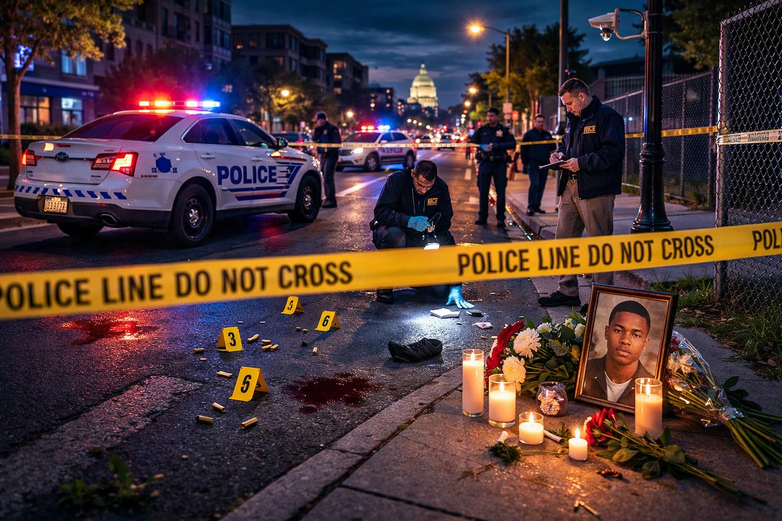 Police search for suspect in Navy Yard fatal shooting of 18-year-old