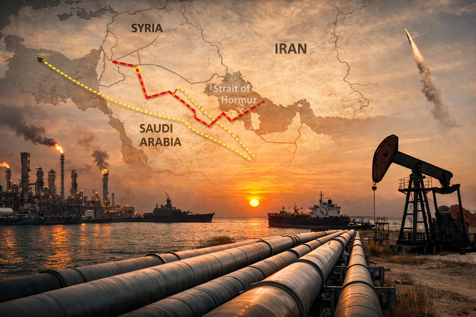 Gulf nations explore new oil routes after Strait of Hormuz closure