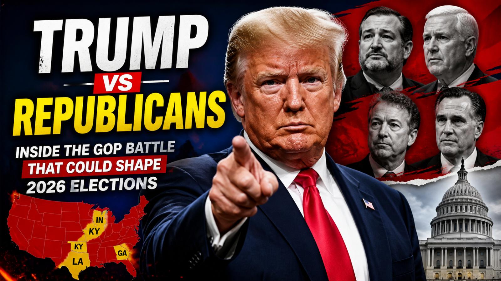Why Trump’s primary fights are shaking the Republican Party — and what it means for Congress