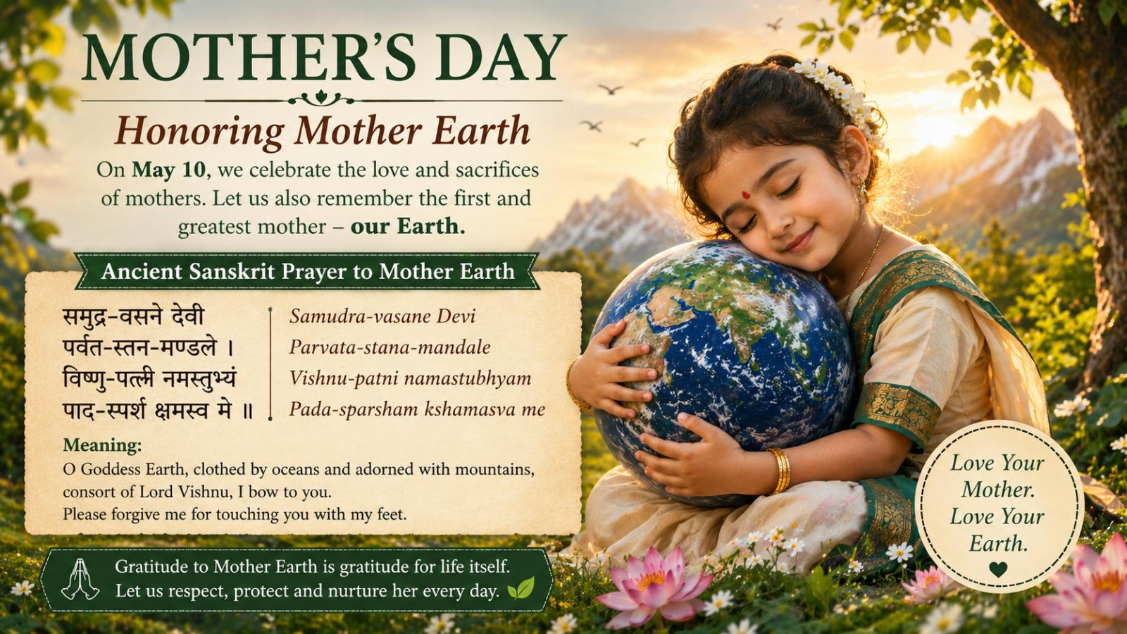 Mother’s Day and the Ancient Indian Prayer to Mother Earth