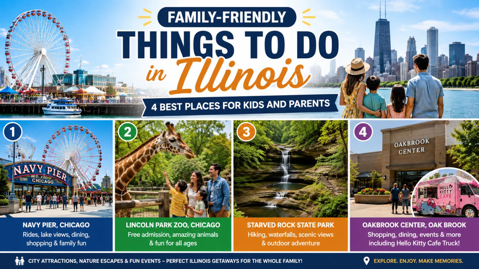 Family-Friendly Things to Do in Illinois: 4 Best Places for Kids and Parents