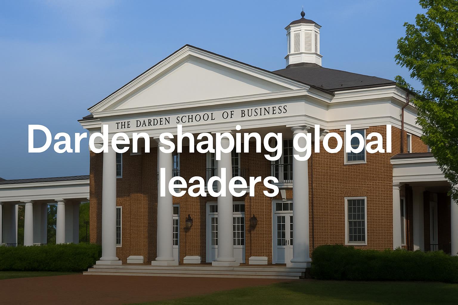 Darden Business School helps Indian students become global leaders