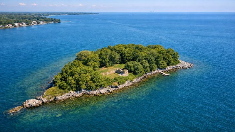 Mouse Island in Lake Erie available for purchase near Ohio coast