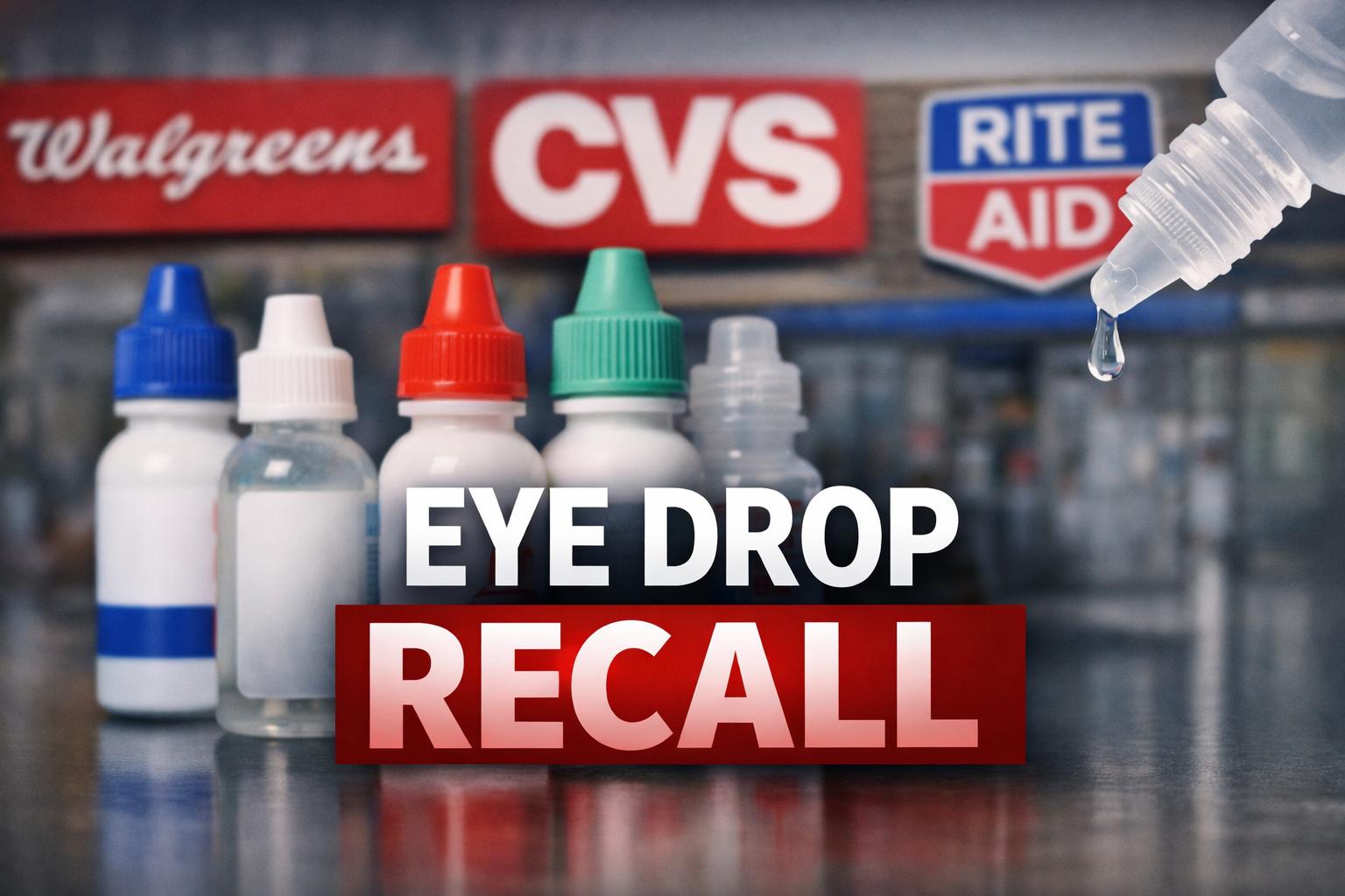 US eye drop recall expands to over 3 million bottles across major retailers