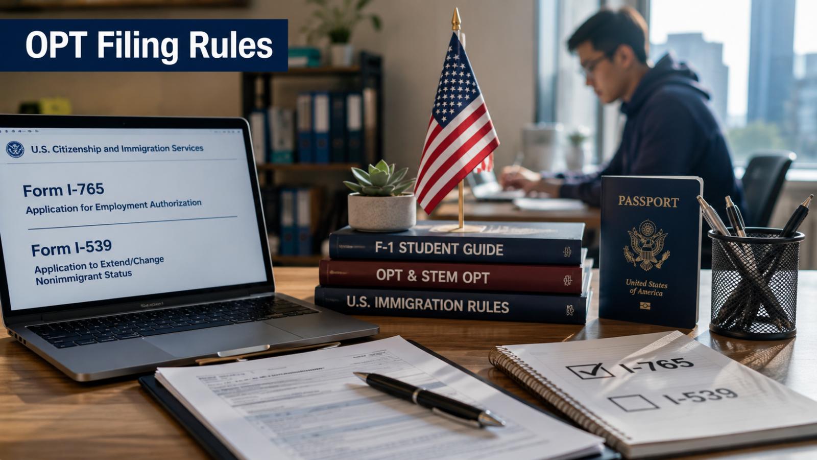 OPT under new F-1 rule When Form I-539 is required