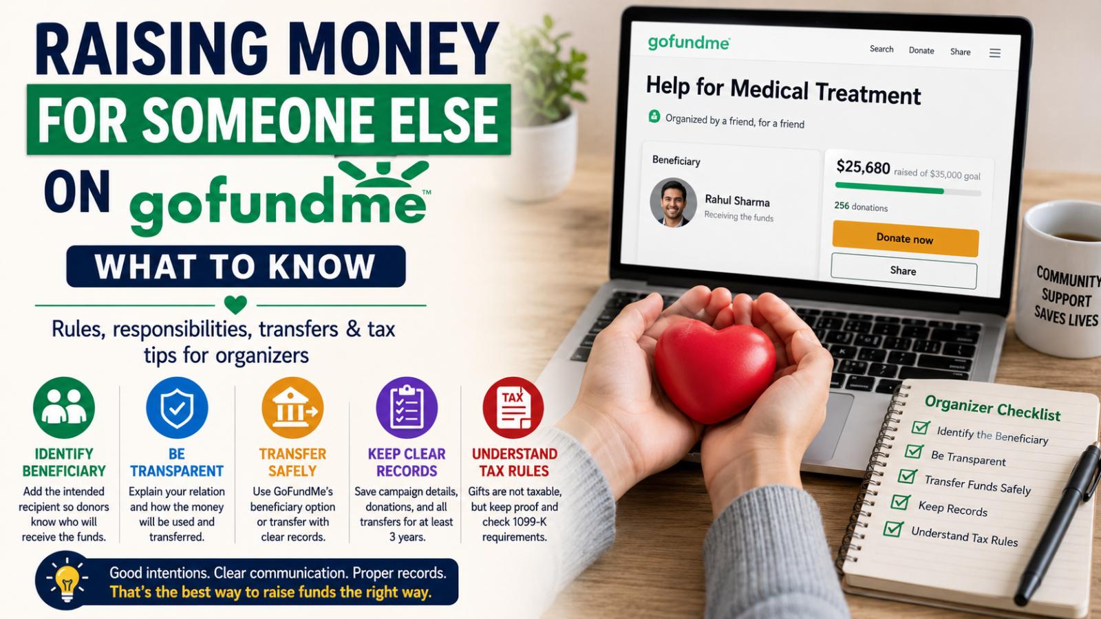 Raising money for someone else on GoFundMe: What to know