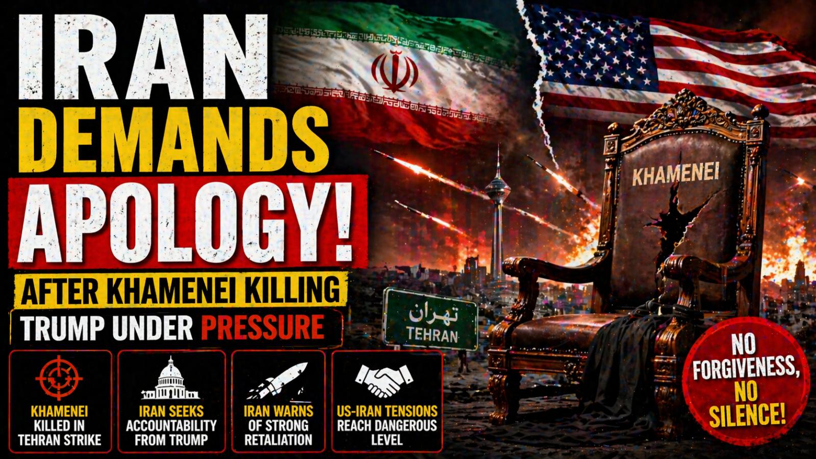 Why did Ali Shirazi demand an apology from Donald Trump  Iran seeks accountability after Khamenei killing