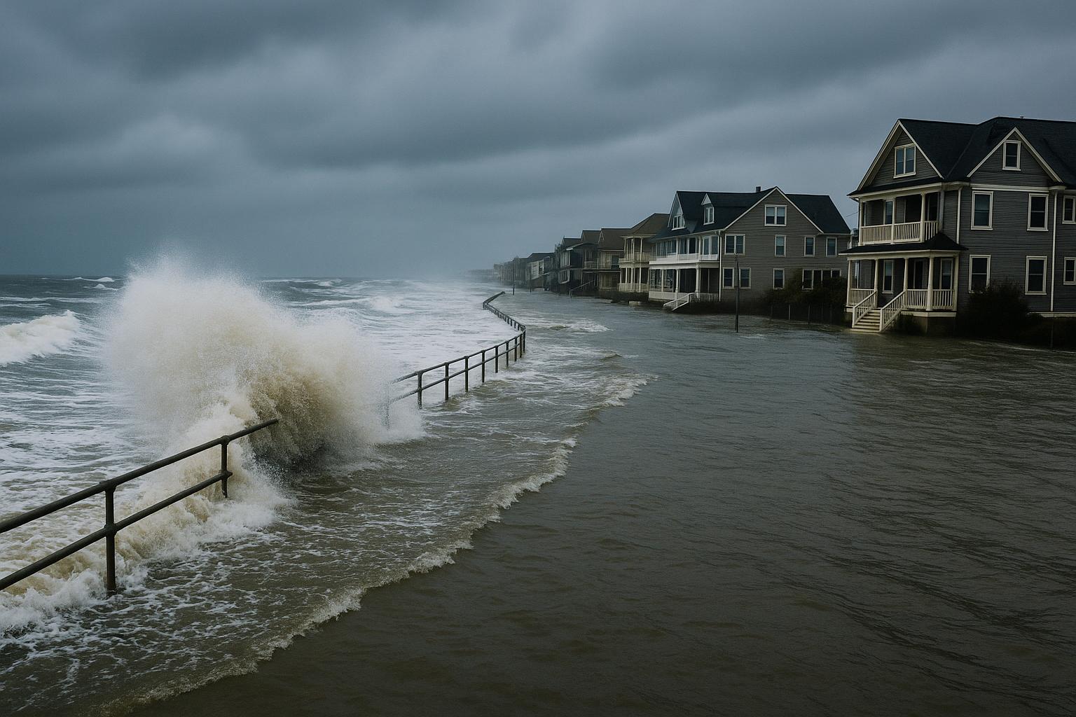 Coastal storm threatens New Jersey with flooding and strong winds Sunday and Monday