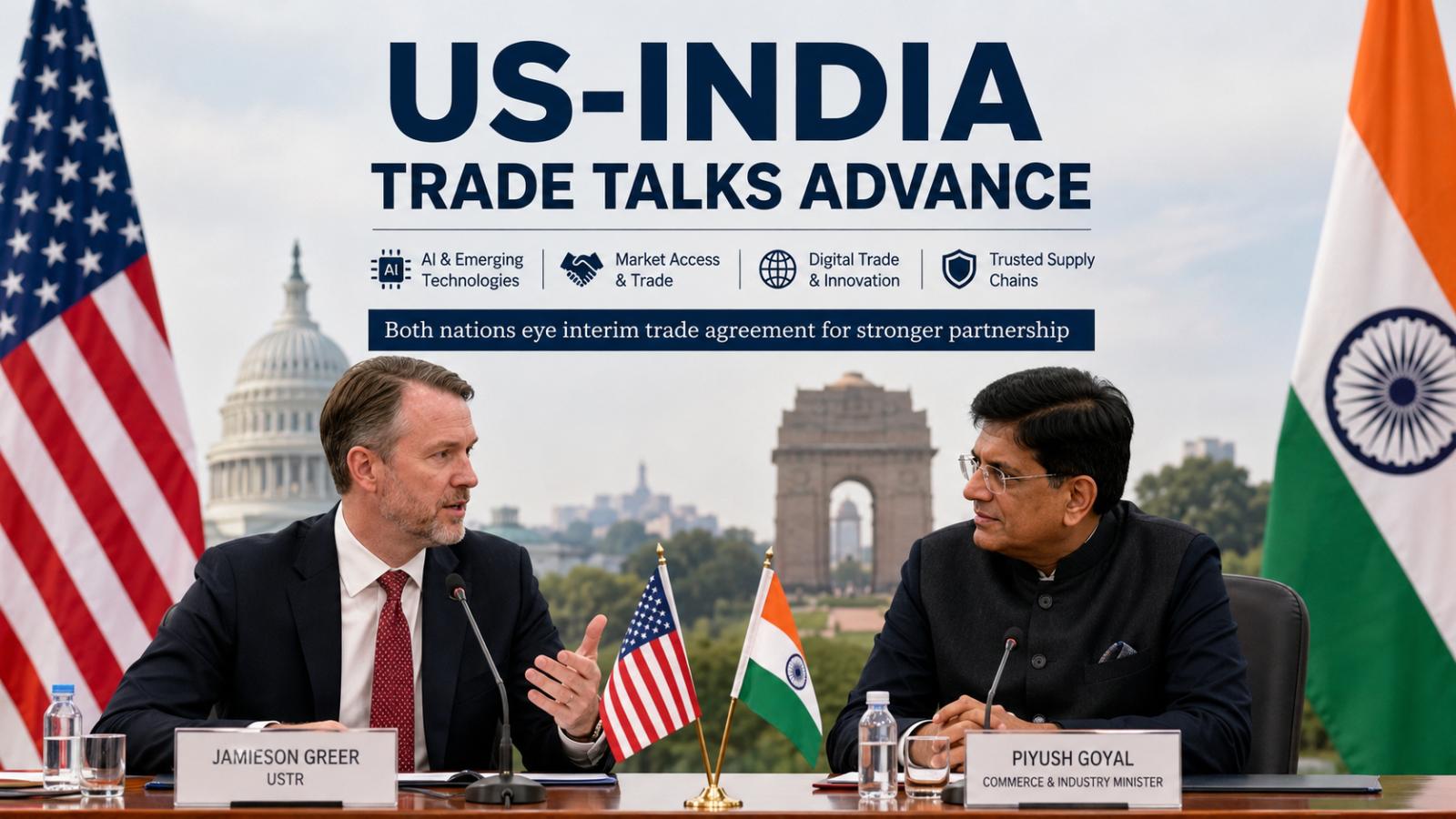 US-India Trade Talks Advance as Greer Highlights AI Cooperation