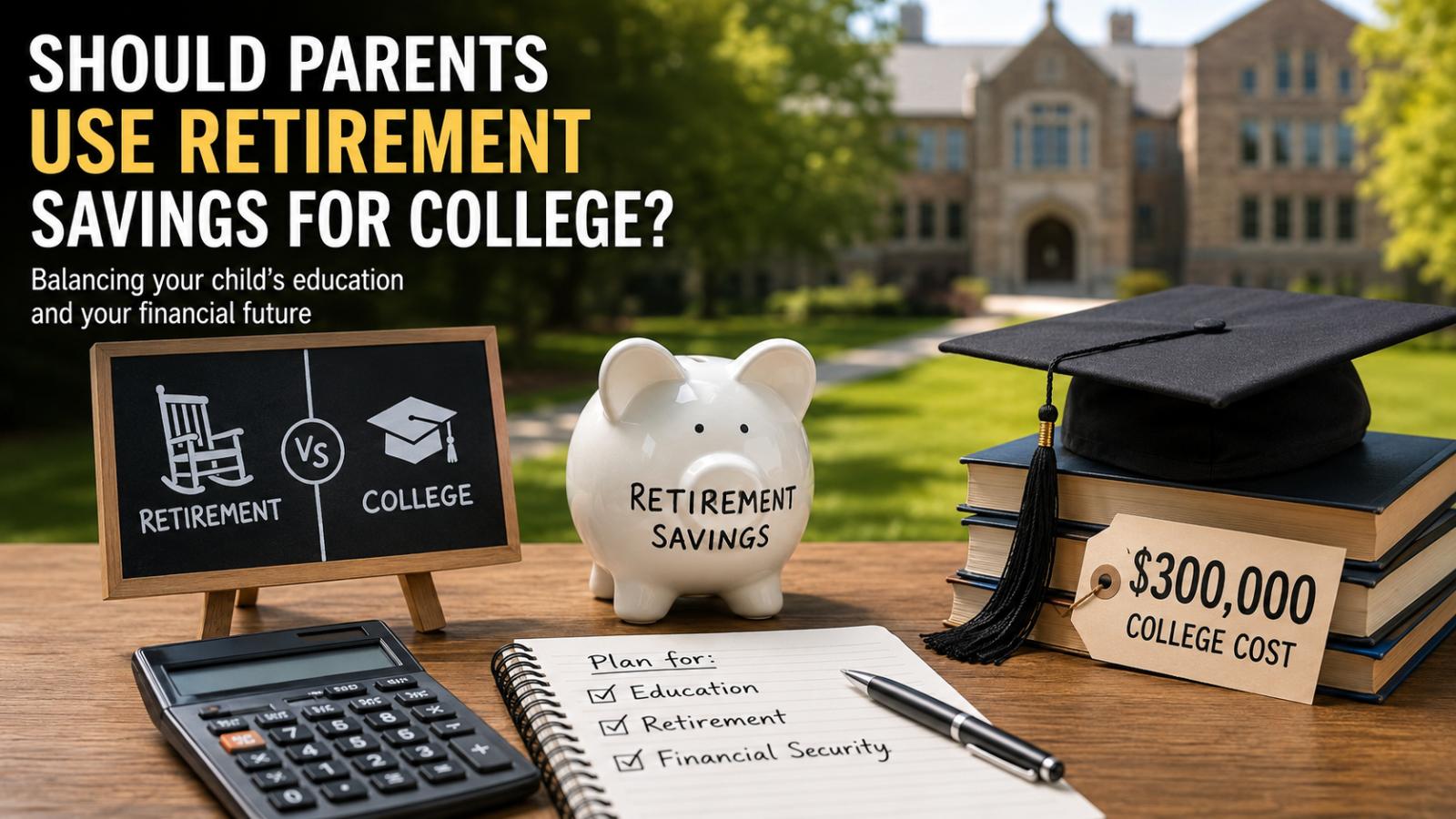 Should Parents Use Retirement Savings for College?