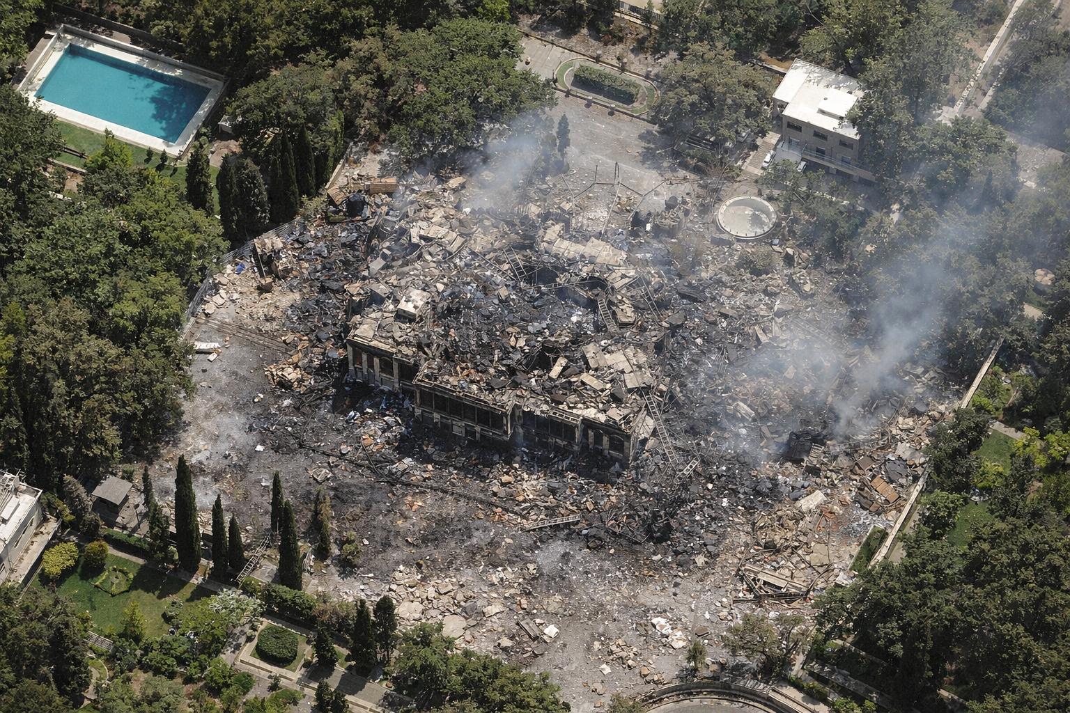Iran retaliates after US-Israel attacks as Khamenei compound destroyed in Tehran