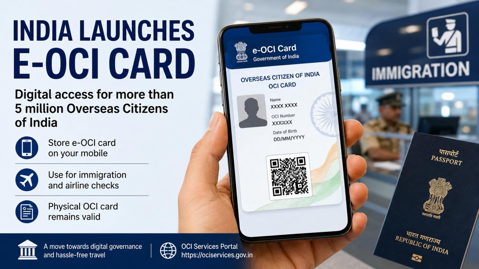 India Launches e-OCI Card for More Than 5 Million Overseas Citizens