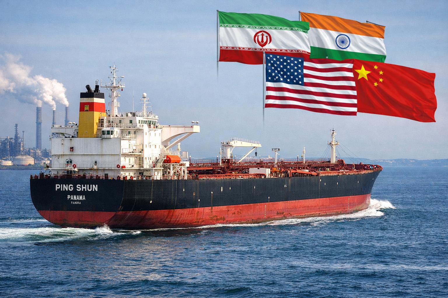 Sanctioned tanker diverts Iranian crude from India to China amid payment concerns