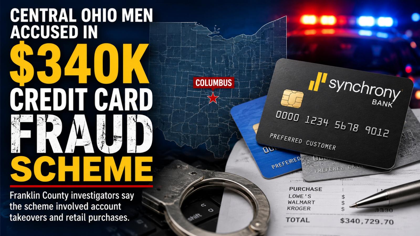 Central Ohio Men Accused in $340K Credit Card Fraud Scheme