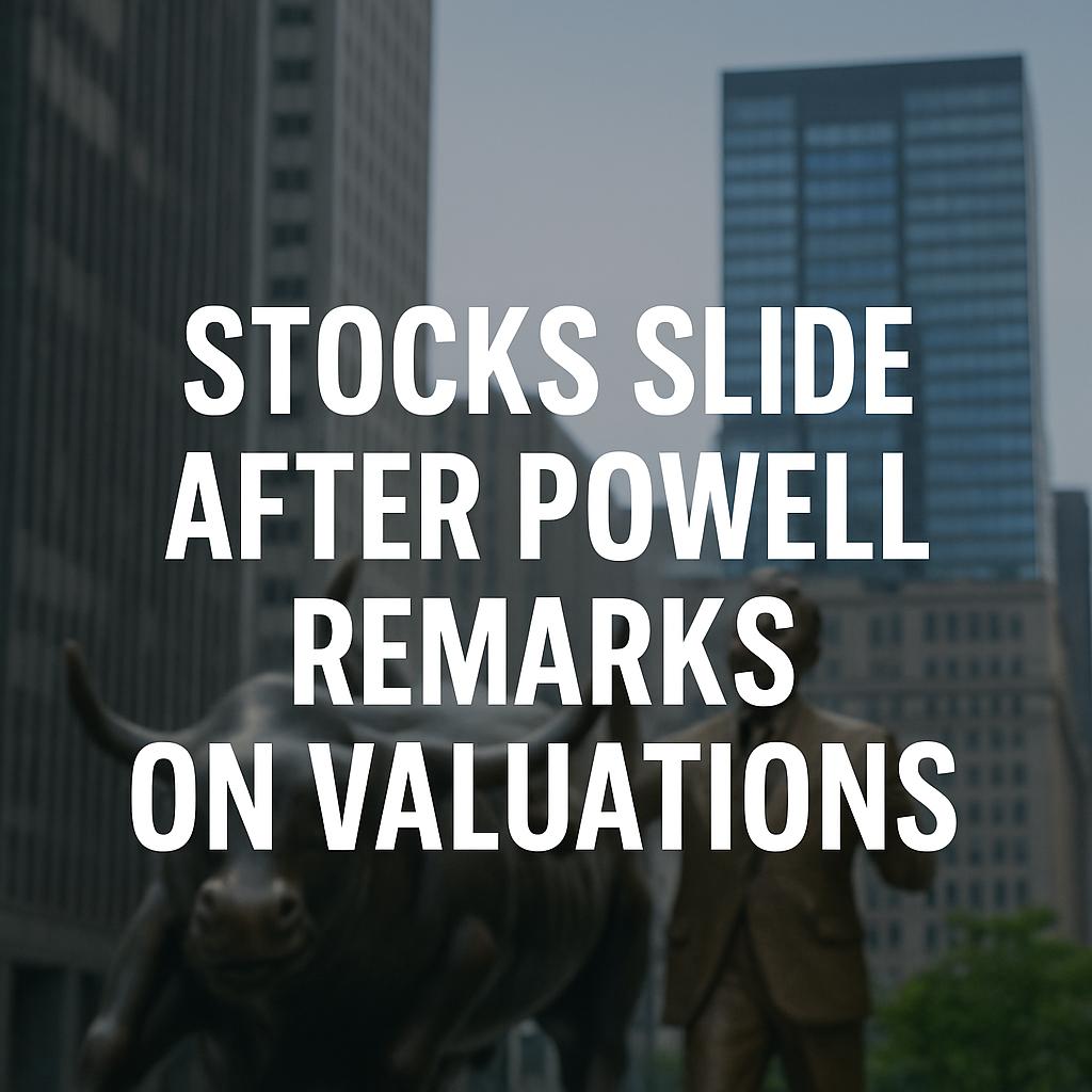 Asia-Pacific markets fall as Powell warns on equity valuations