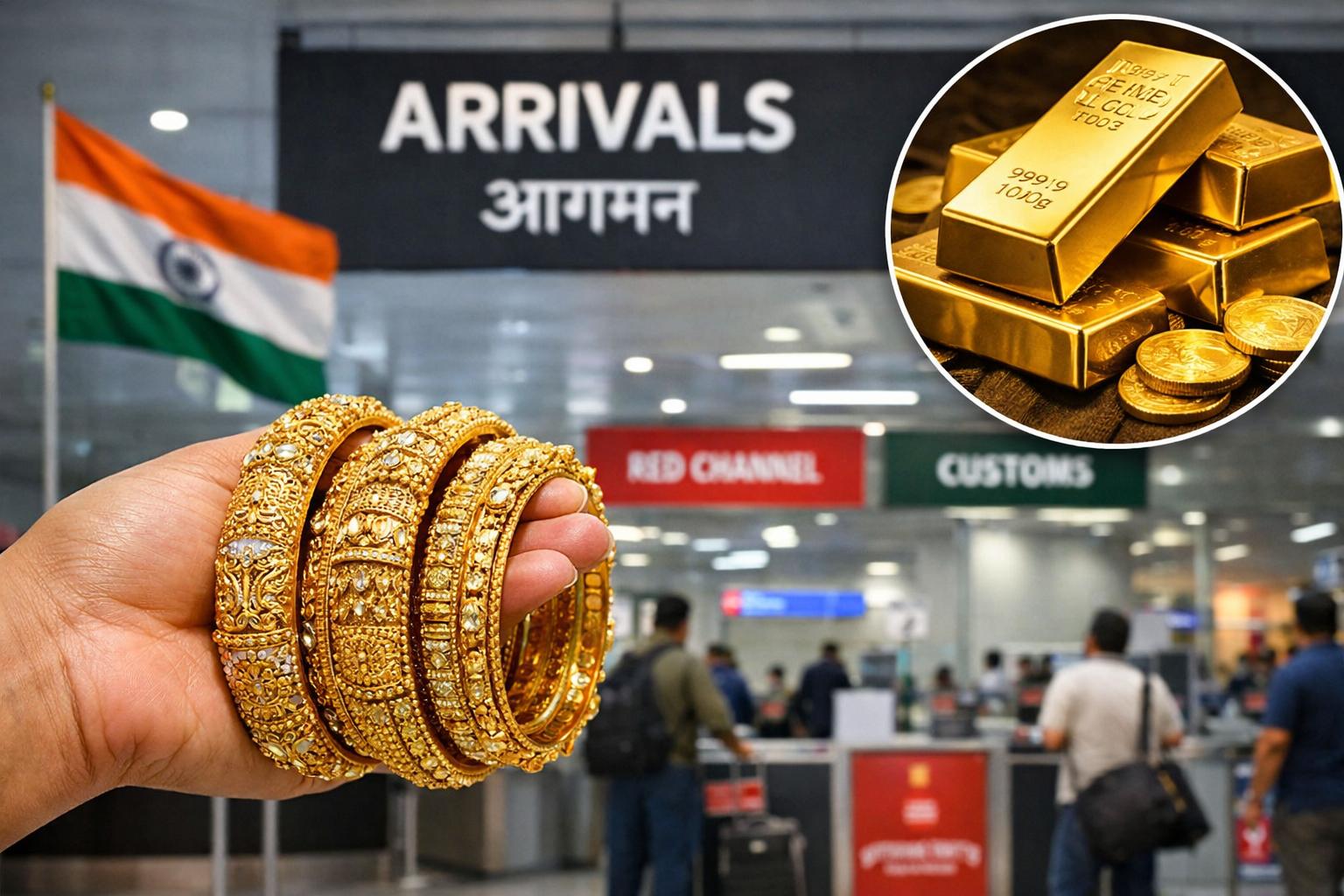 India’s new baggage rules 2026 how much gold you can bring from Dubai duty-free