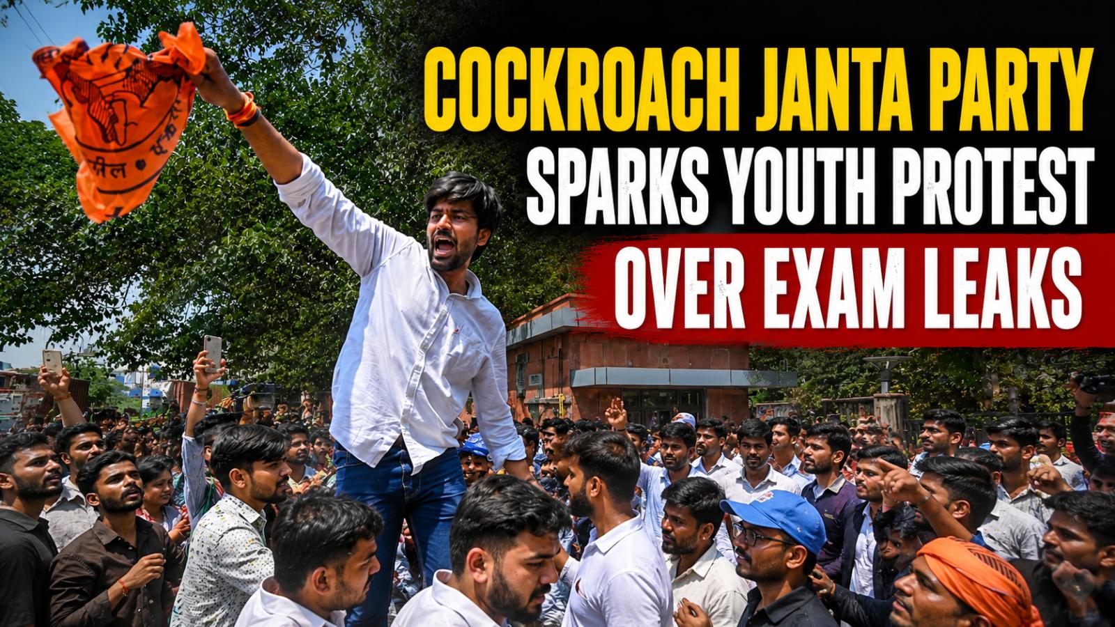 Cockroach Janta Party Sparks Youth Protest Over Exam Leaks in India