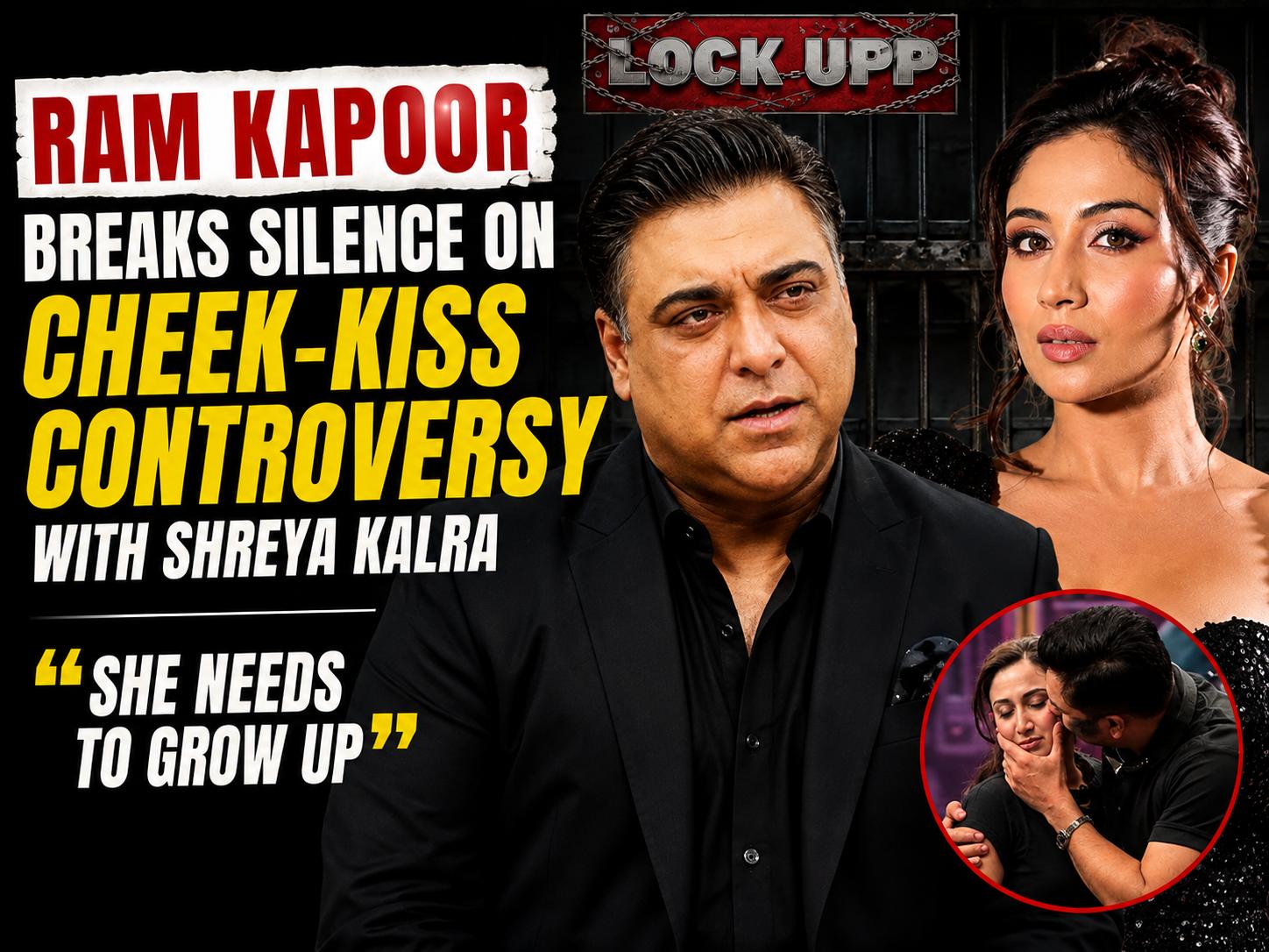 Ram Kapoor Responds to Shreya Kalra Cheek-Kiss Controversy