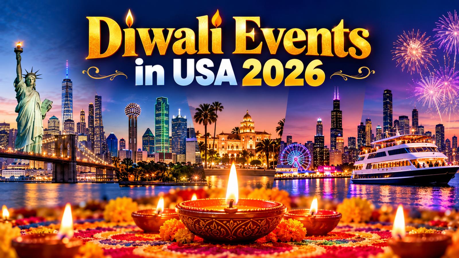 Diwali Celebrations in USA 2026: Events, Parties and Festivals