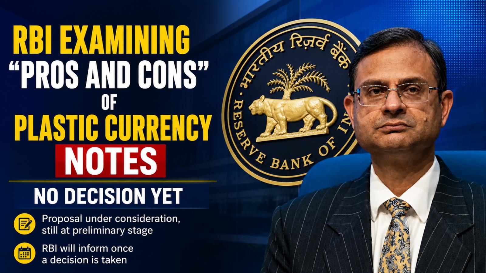 RBI Reviews Proposal to Introduce Polymer Currency Notes in India
