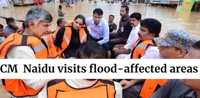 Chandrababu Naidu’s Relentless Efforts in Flood Relief Face Criticism Amid Delays