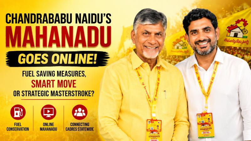TDP Mahanadu 2026 Goes Online: Chandrababu Naidu’s Move