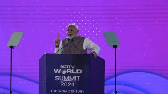PM Modi Highlights India’s Investment Potential at  World Summit 2024