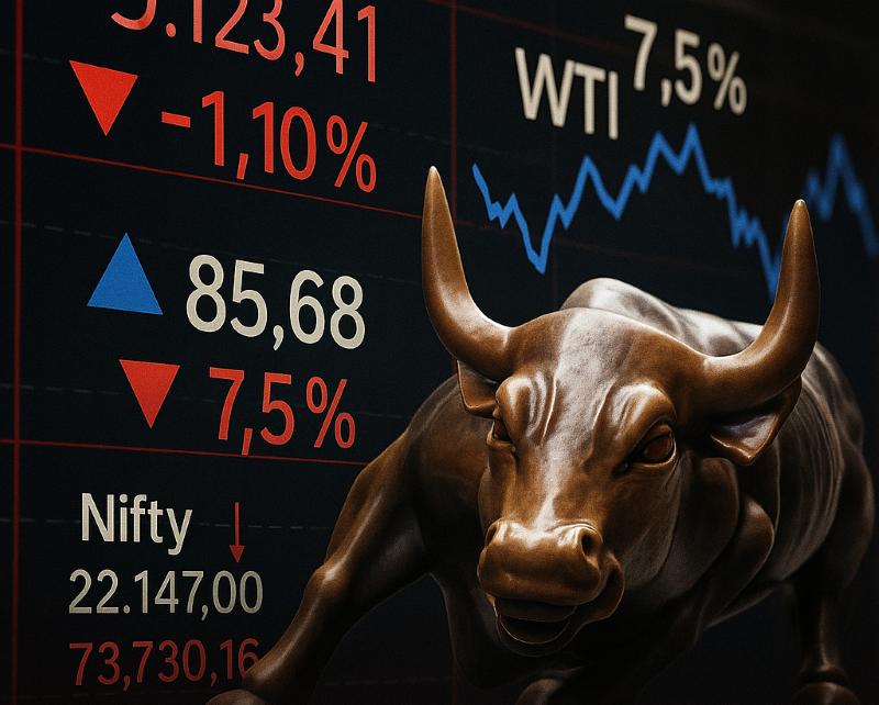 Markets Tumble, Oil Soars as Iran Strikes Israel: India’s Nifty, Sensex Slide Amid Geopolitical Shock