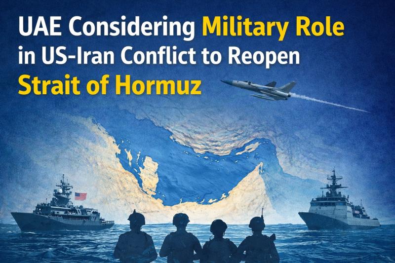 UAE Prepares to Join US-Iran Conflict Over Strait of Hormuz