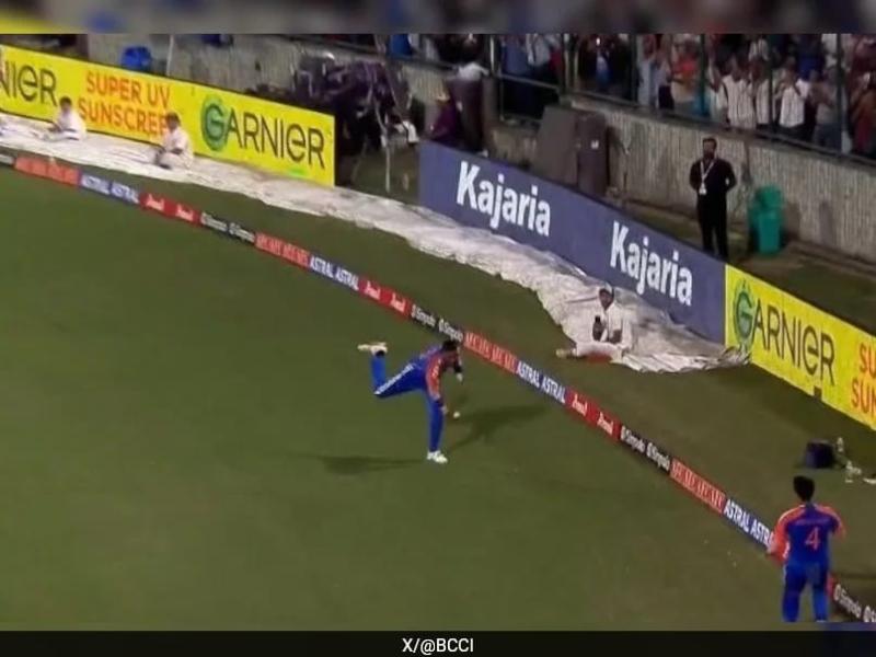 Hardik Pandya Stuns Fans with 'Catch of the Decade' in India vs Bangladesh T20I