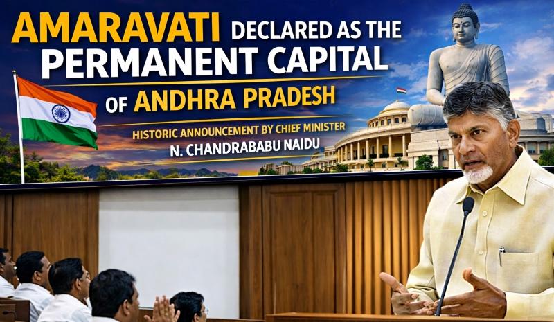 Andhra Pradesh Assembly Officially Notifies Amaravati as the Permanent Capital