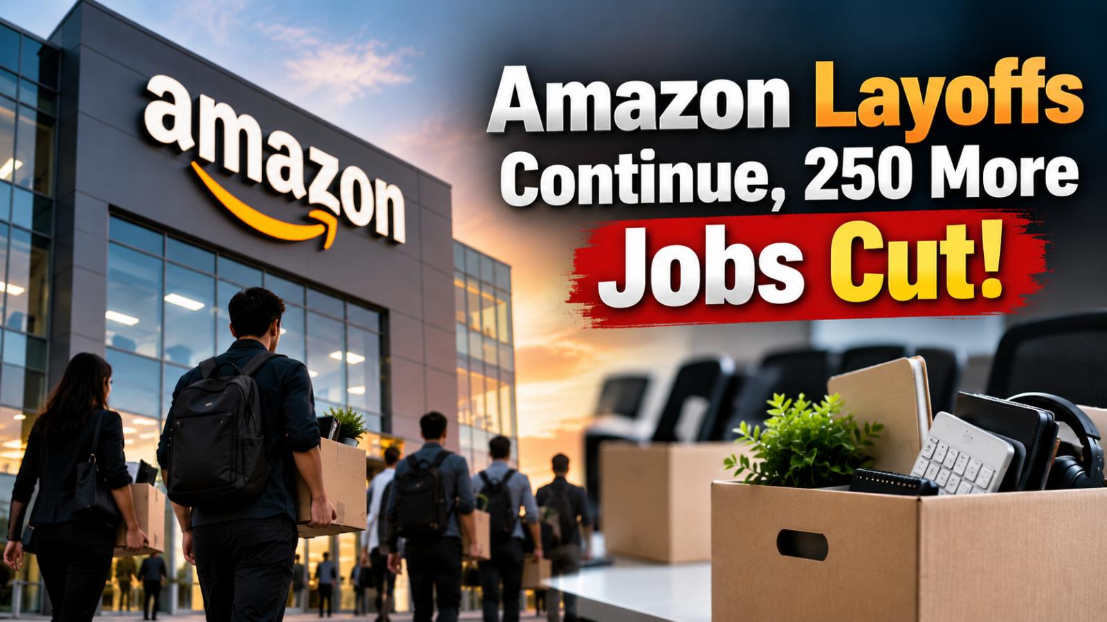 Amazon Layoffs Continue: 250 More Jobs Cut in Devices Unit