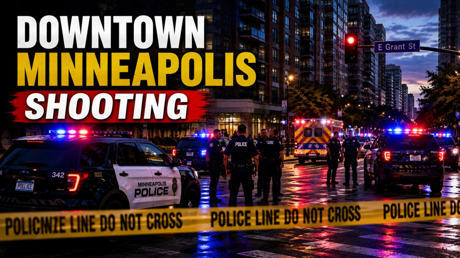Downtown Minneapolis Shooting Kills Two, Injures 3 Officers