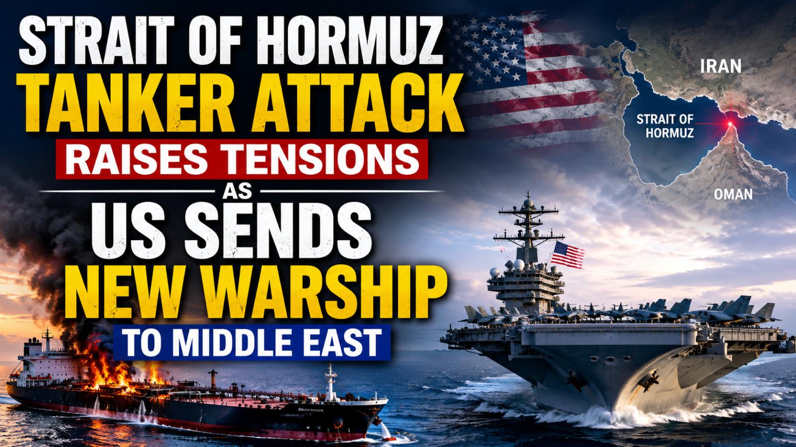 Strait of Hormuz Tanker Attack Raises Tensions as US Sends Carrier