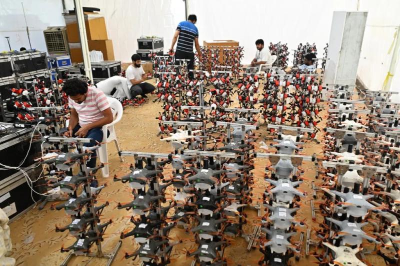 Chandrababu Naidu Champions Drone Technology at Amaravati Summit