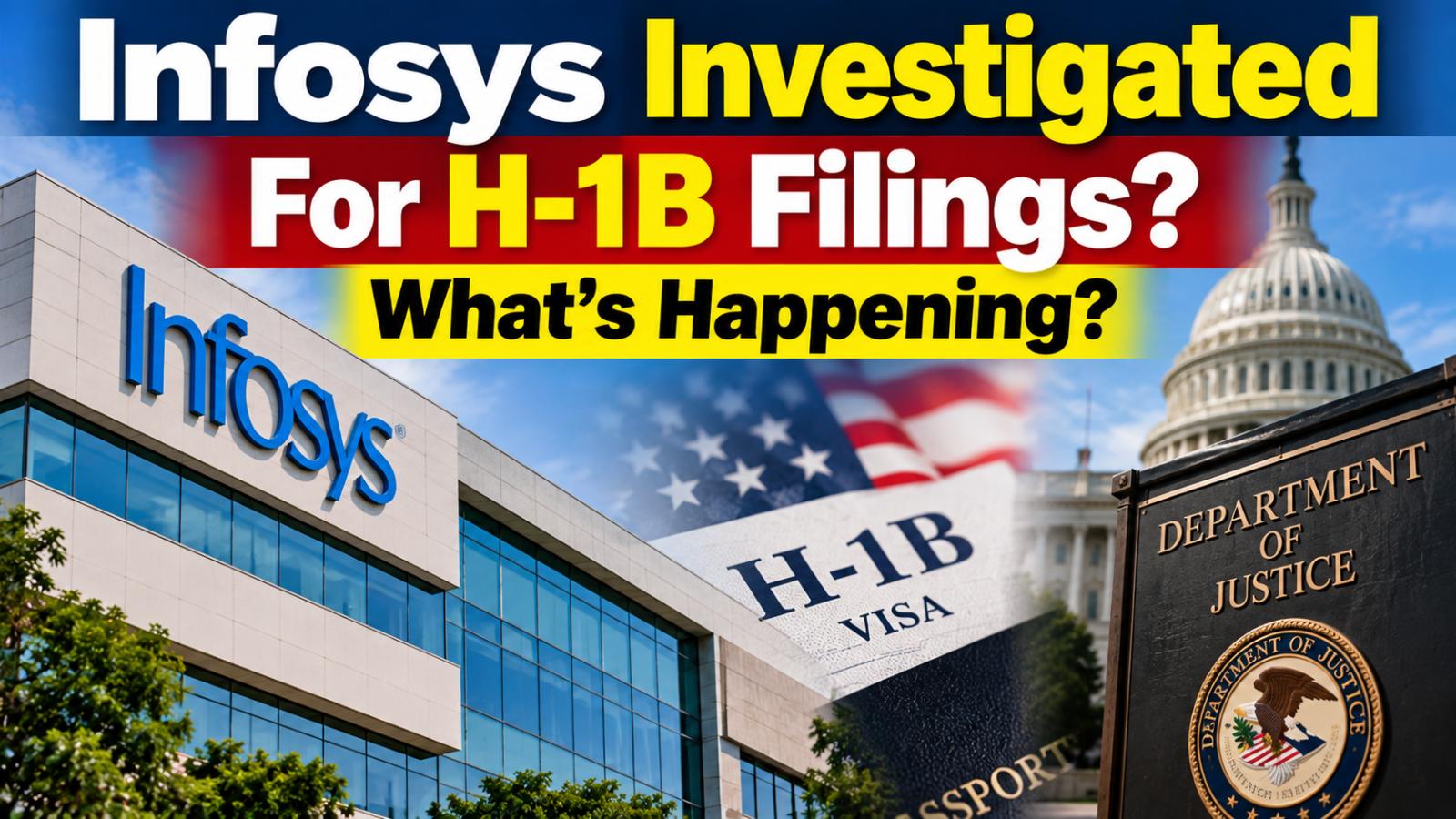 Infosys Faces DOJ Investigation Over H-1B Visa Filings