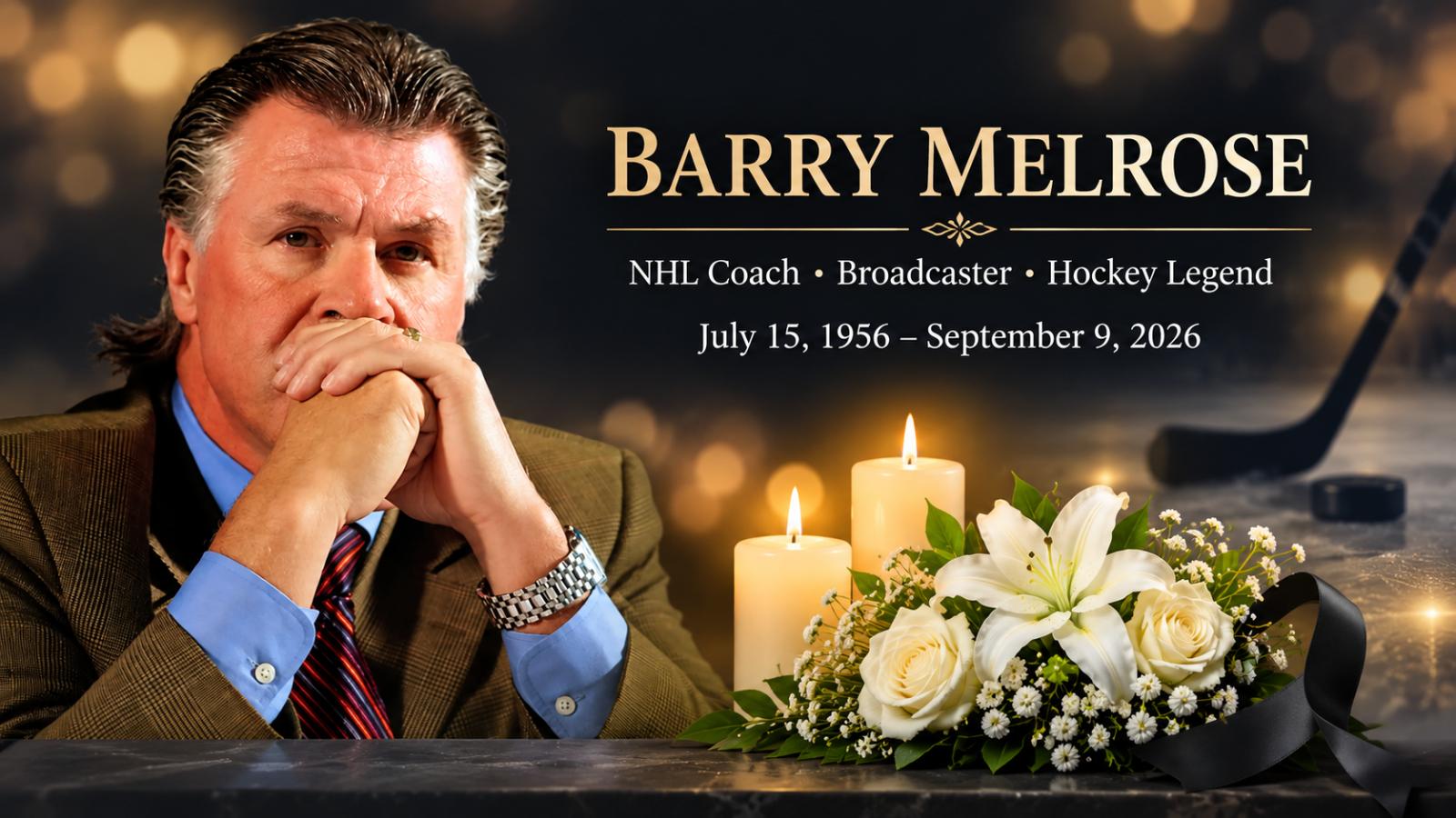 Barry Melrose Dies at 70: NHL Coach and Broadcaster Remembered