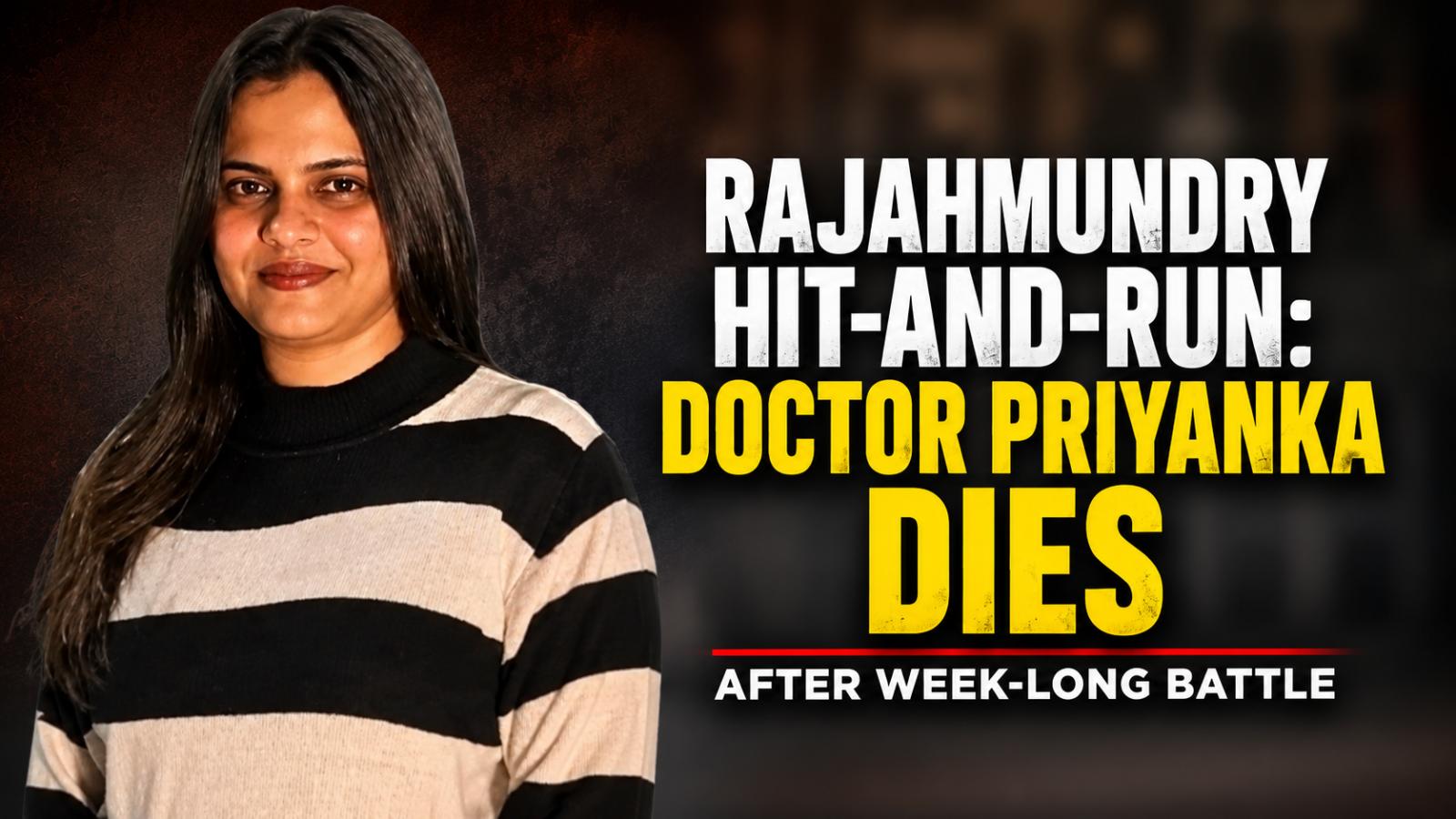 Rajahmundry Hit-and-Run: Doctor Priyanka Dies After Crash